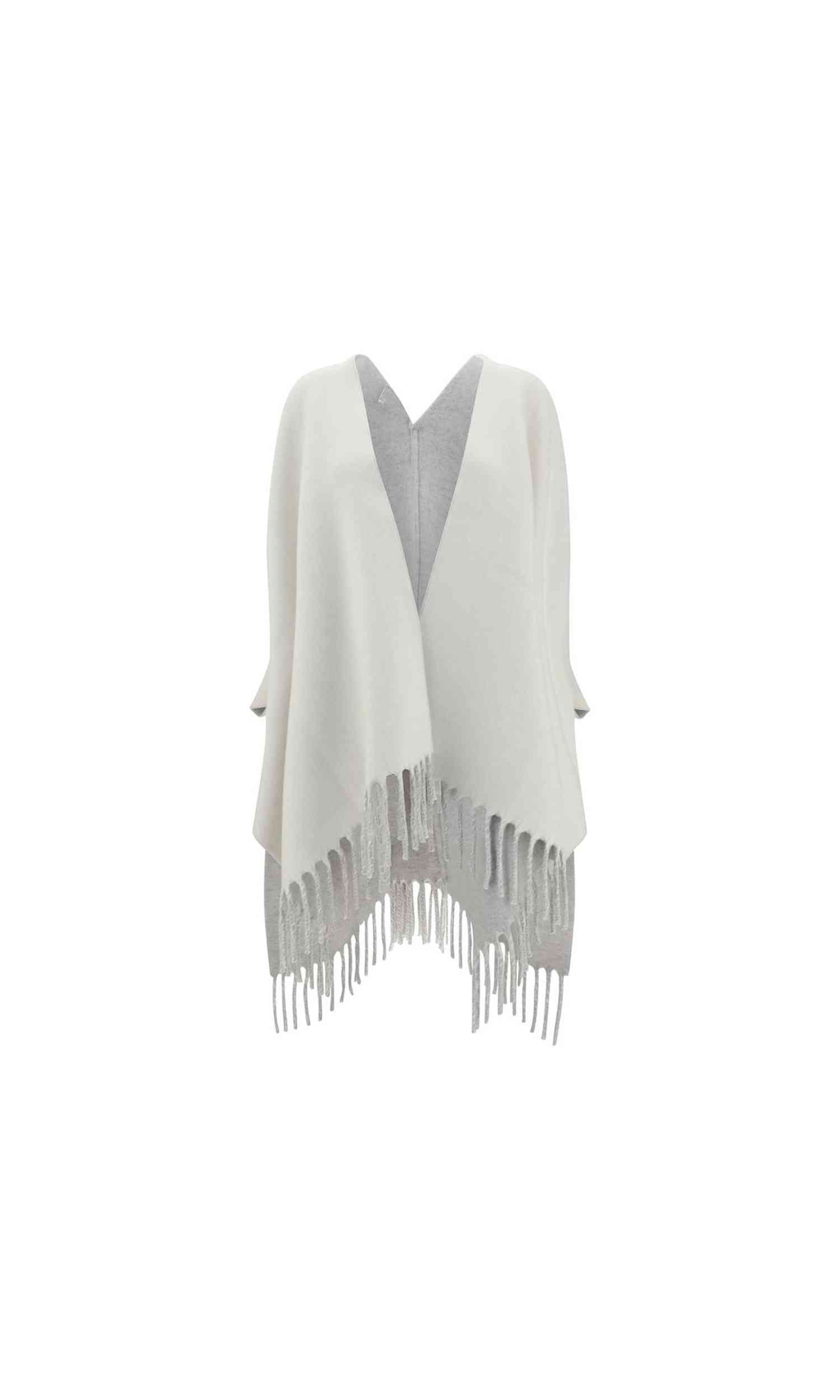 Brunello Cucinelli Wool Cashmere and Poncho Glam Steals