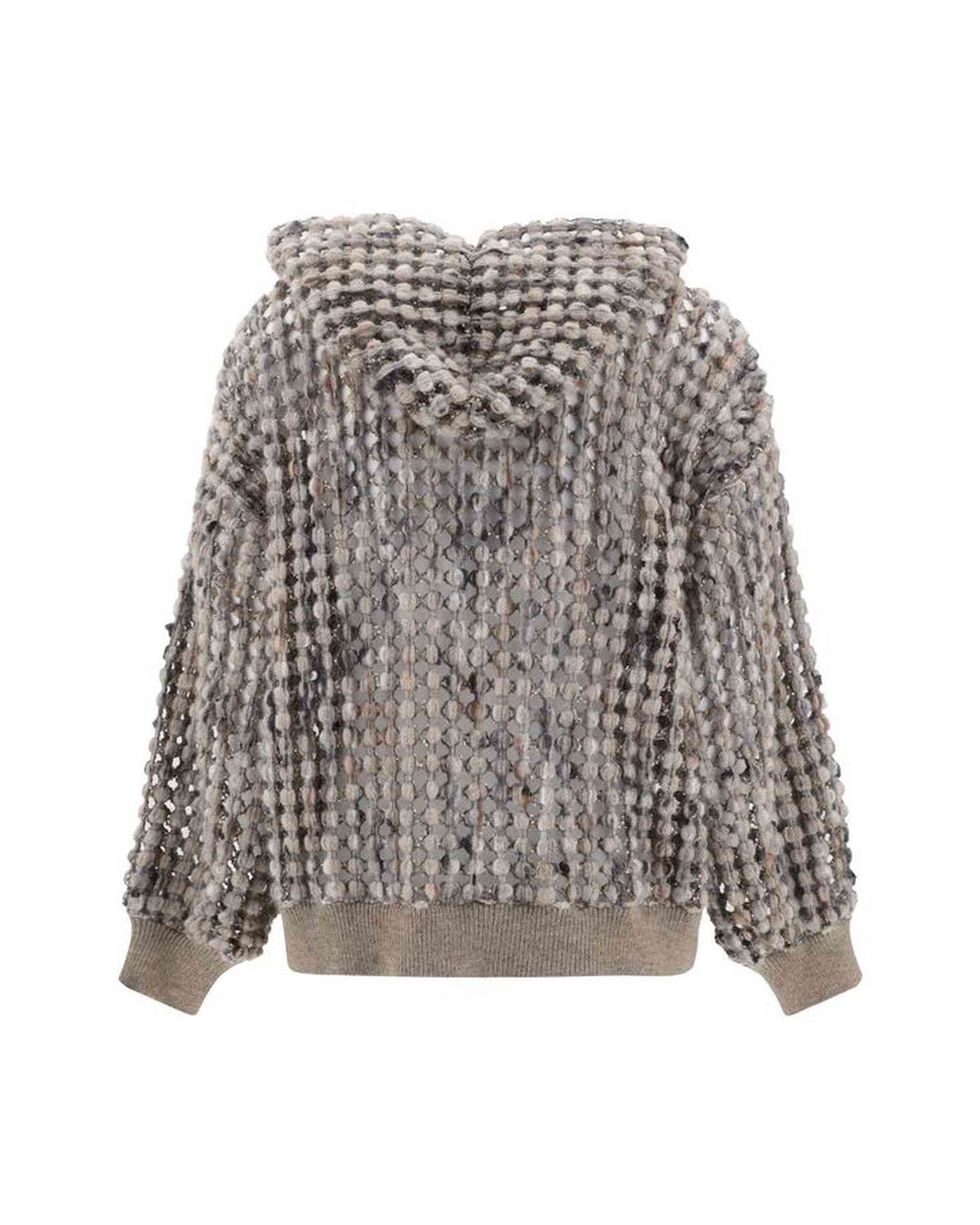 Brunello Cucinelli Wool Perfored Cardigan Glam Steals