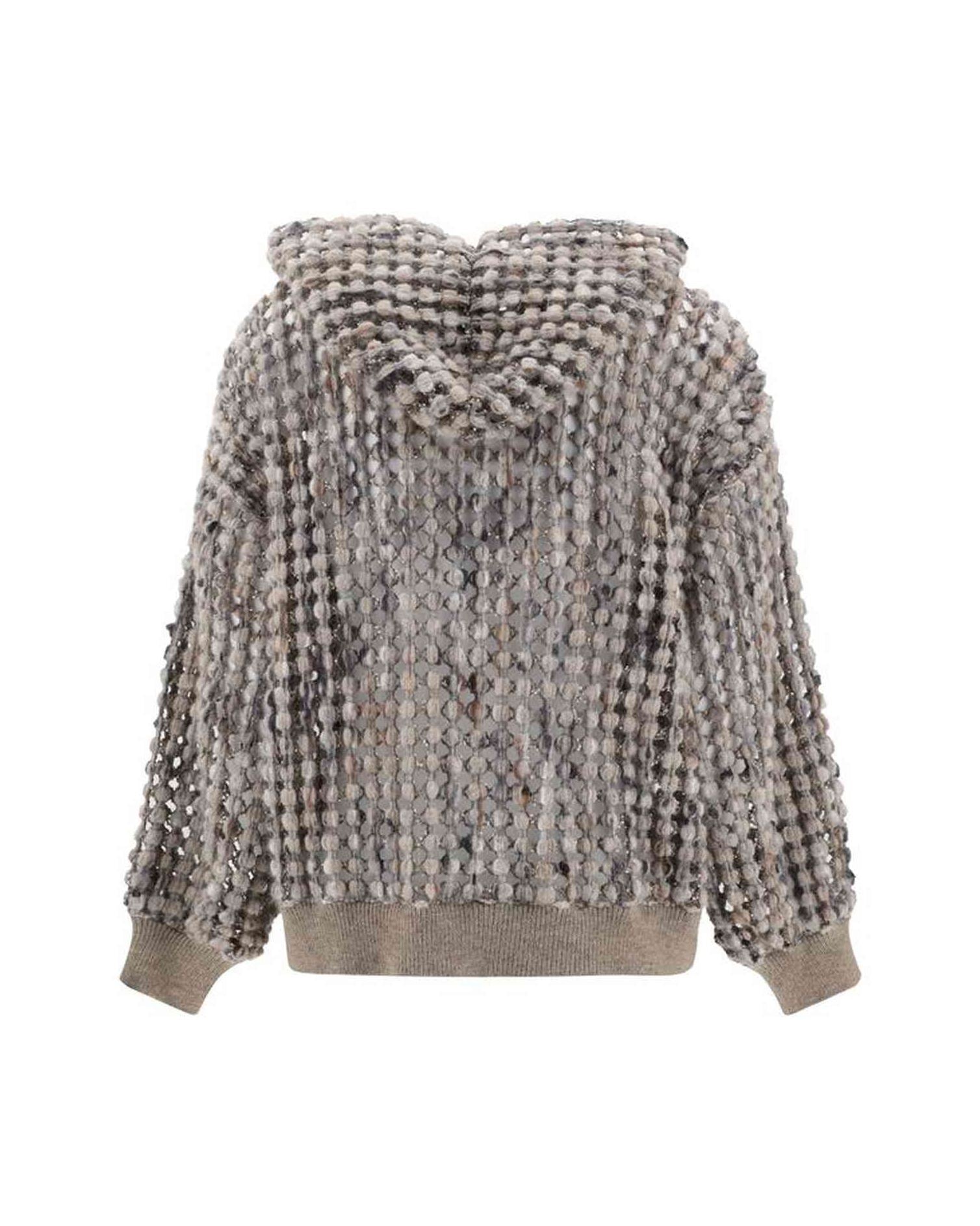 Brunello Cucinelli Wool Perfored Cardigan Glam Steals