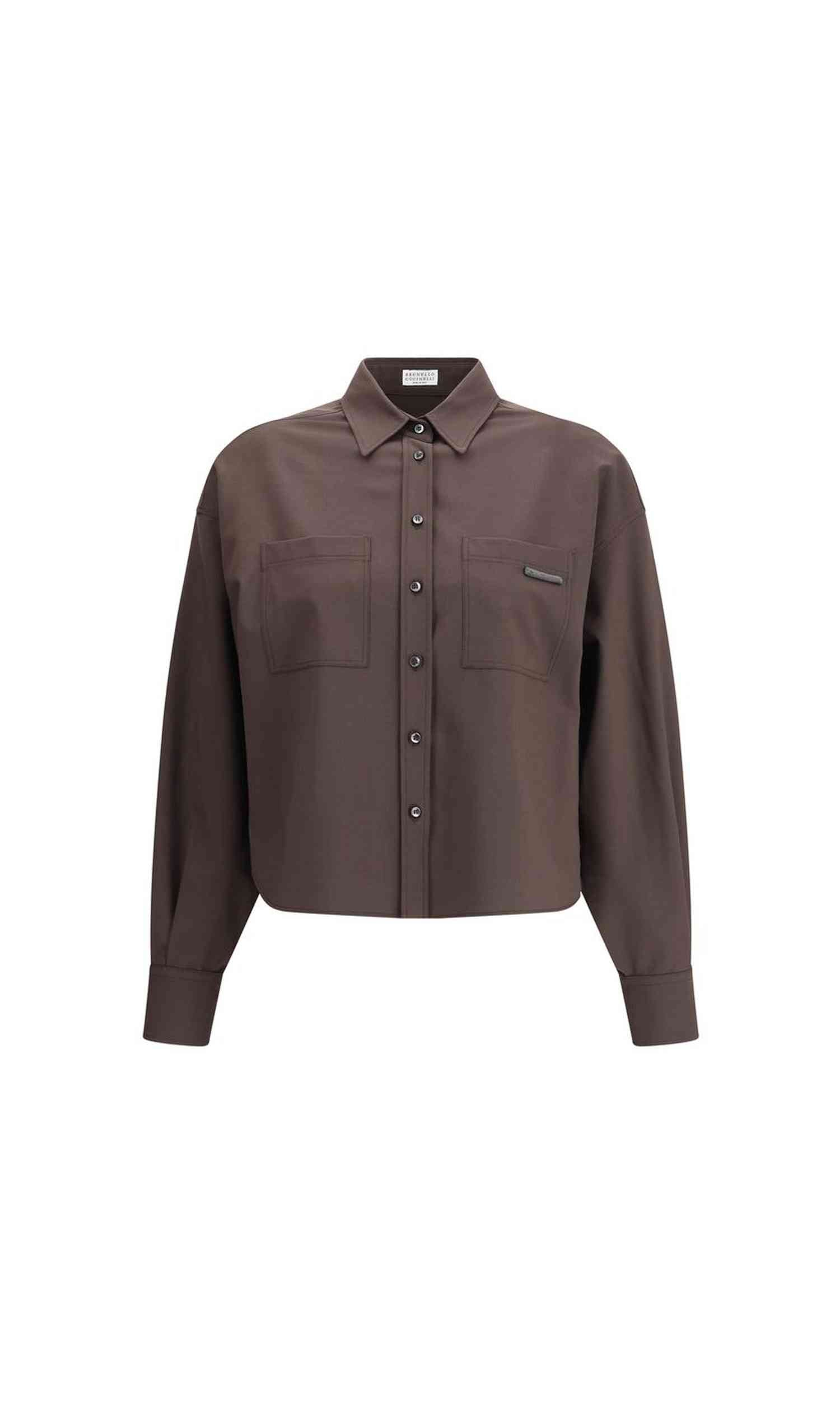 Brunello Cucinelli Wool Shirt Glam Steals