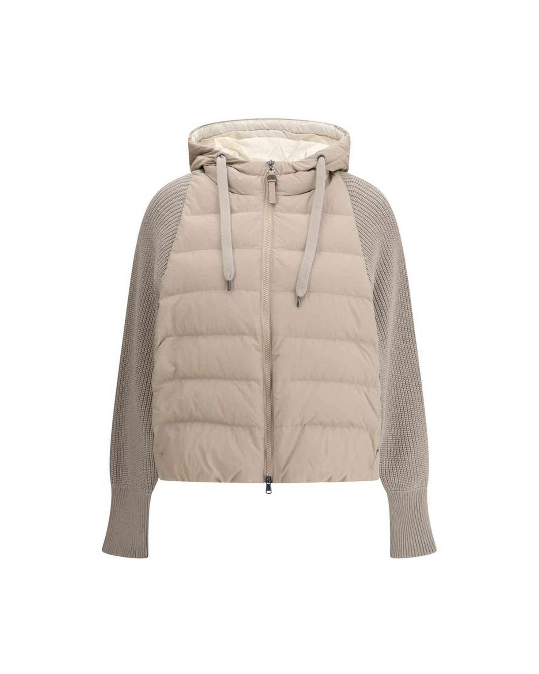 Brunello Cucinelli Wool Sleeved Down Jacket Glam Steals
