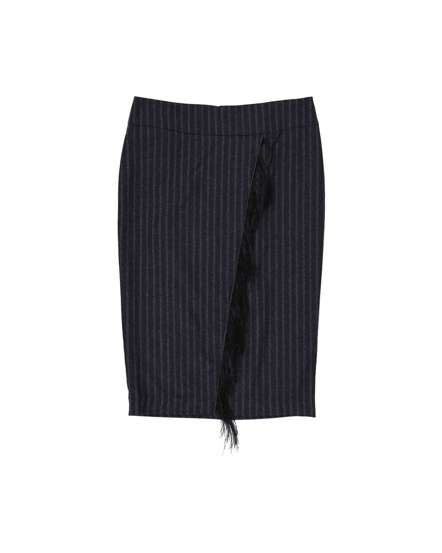 Brunello Cucinelli Wool Striped Skirt Glam Steals
