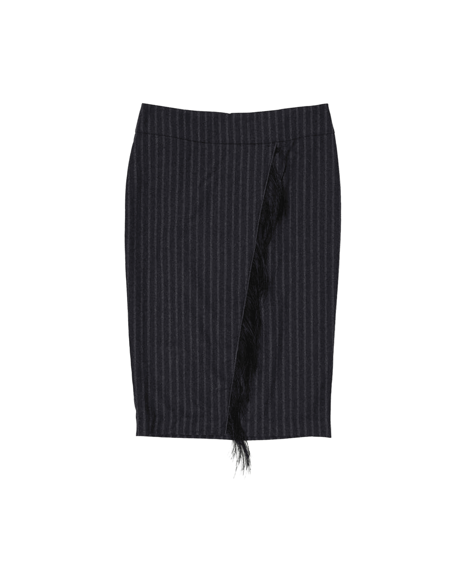 Brunello Cucinelli Wool Striped Skirt Glam Steals