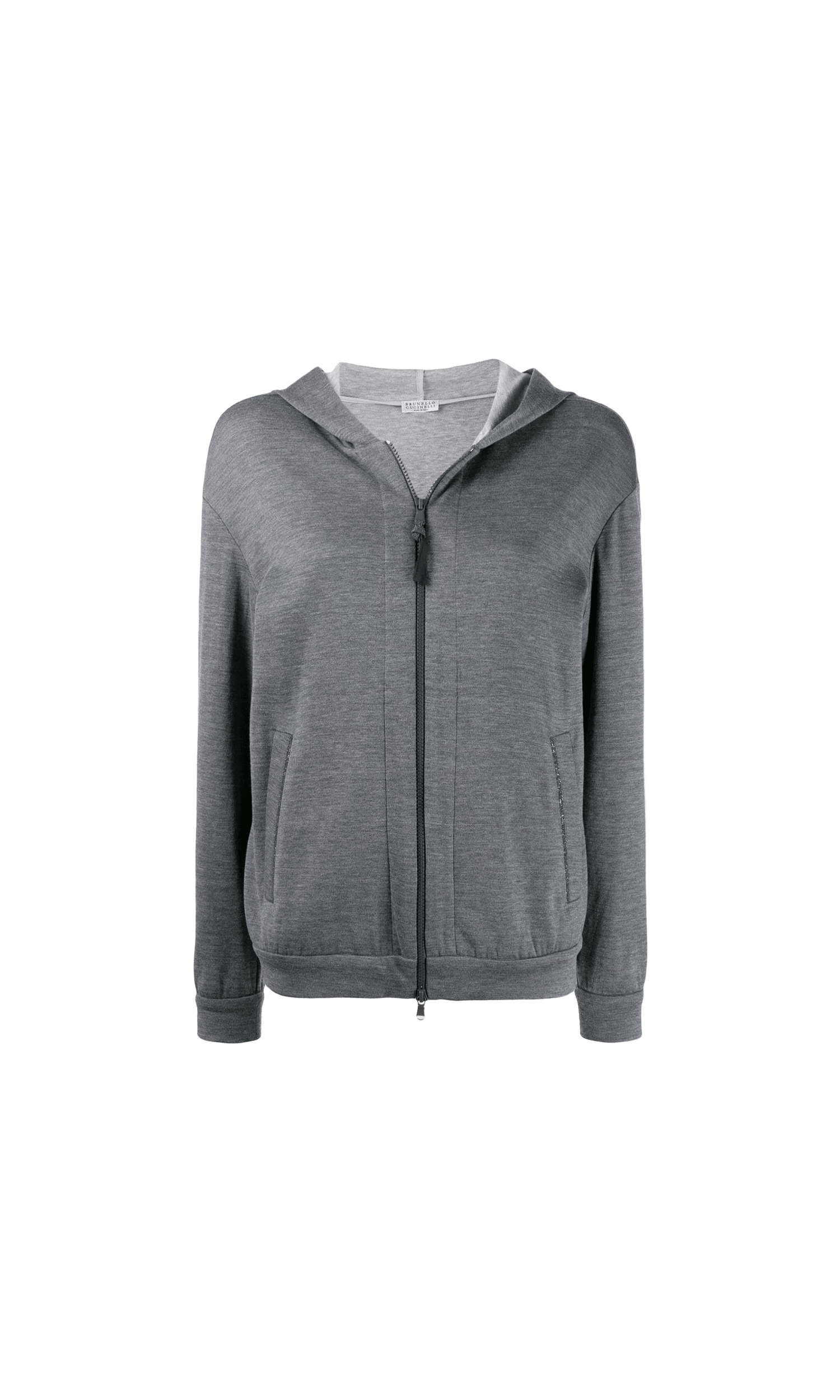 Brunello Cucinelli Zipped Long Sleeve Hoodie Glam Steals