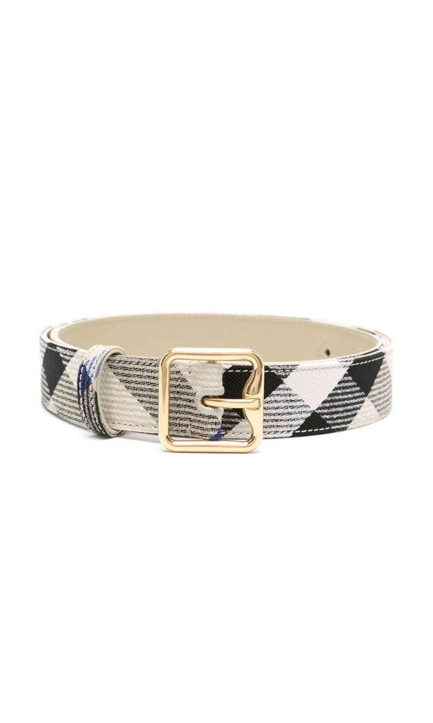 Burberry 30Mm Madeira Checked Belt Glam Steals