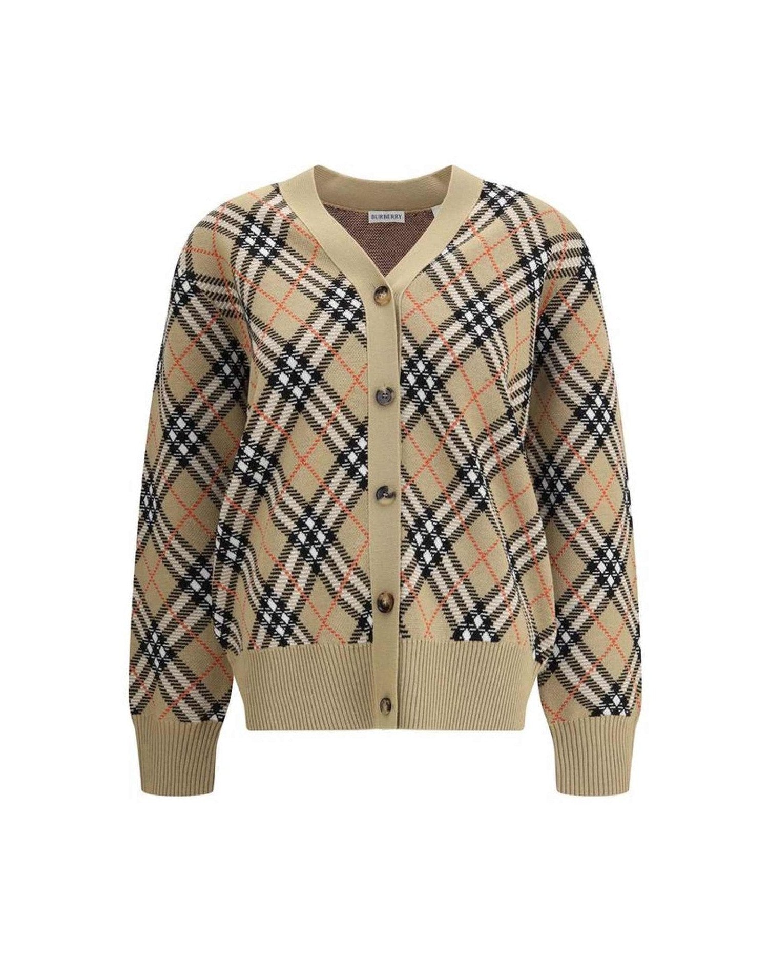 Burberry Archivio Check Cardigan Glam Steals