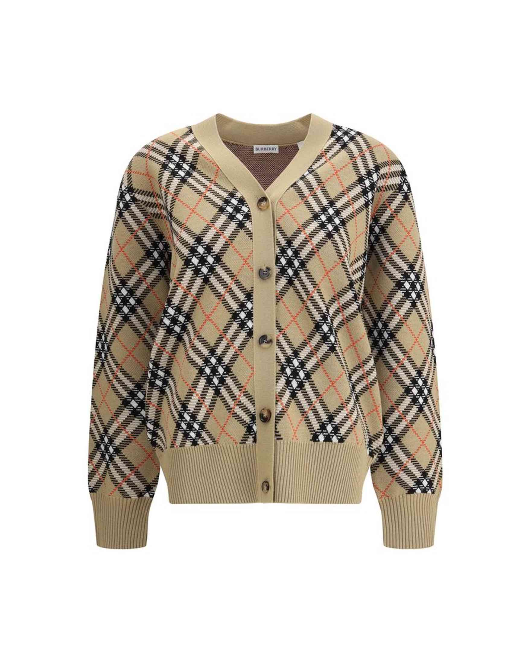 Burberry Archivio Check Cardigan Glam Steals