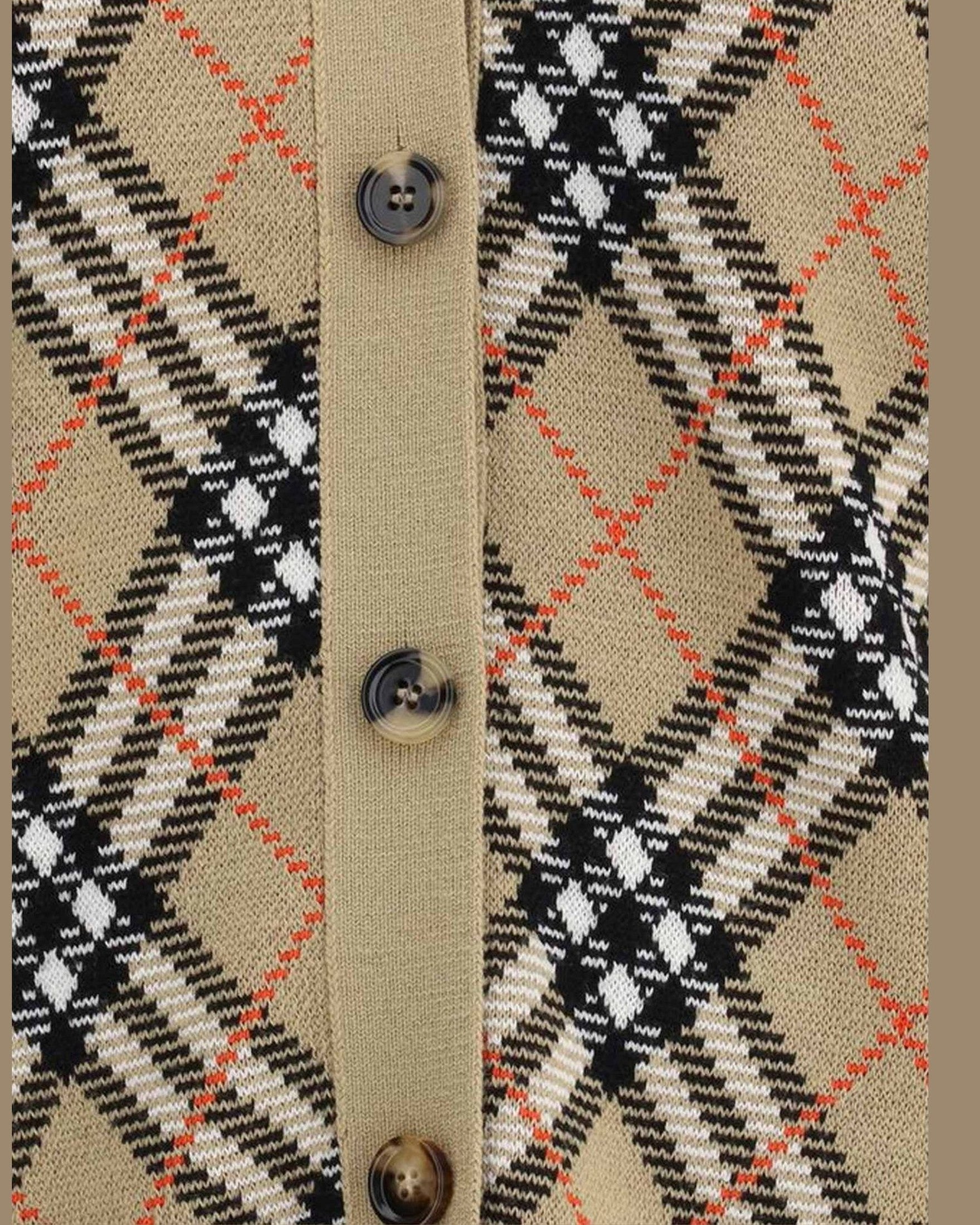 Burberry Archivio Check Cardigan Glam Steals