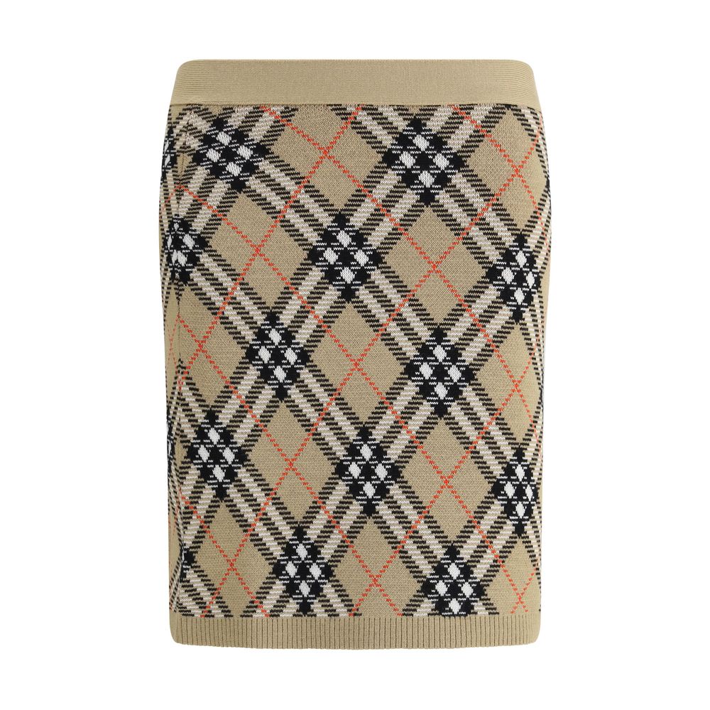 Burberry Archivio Check Miniskirt Glam Steals