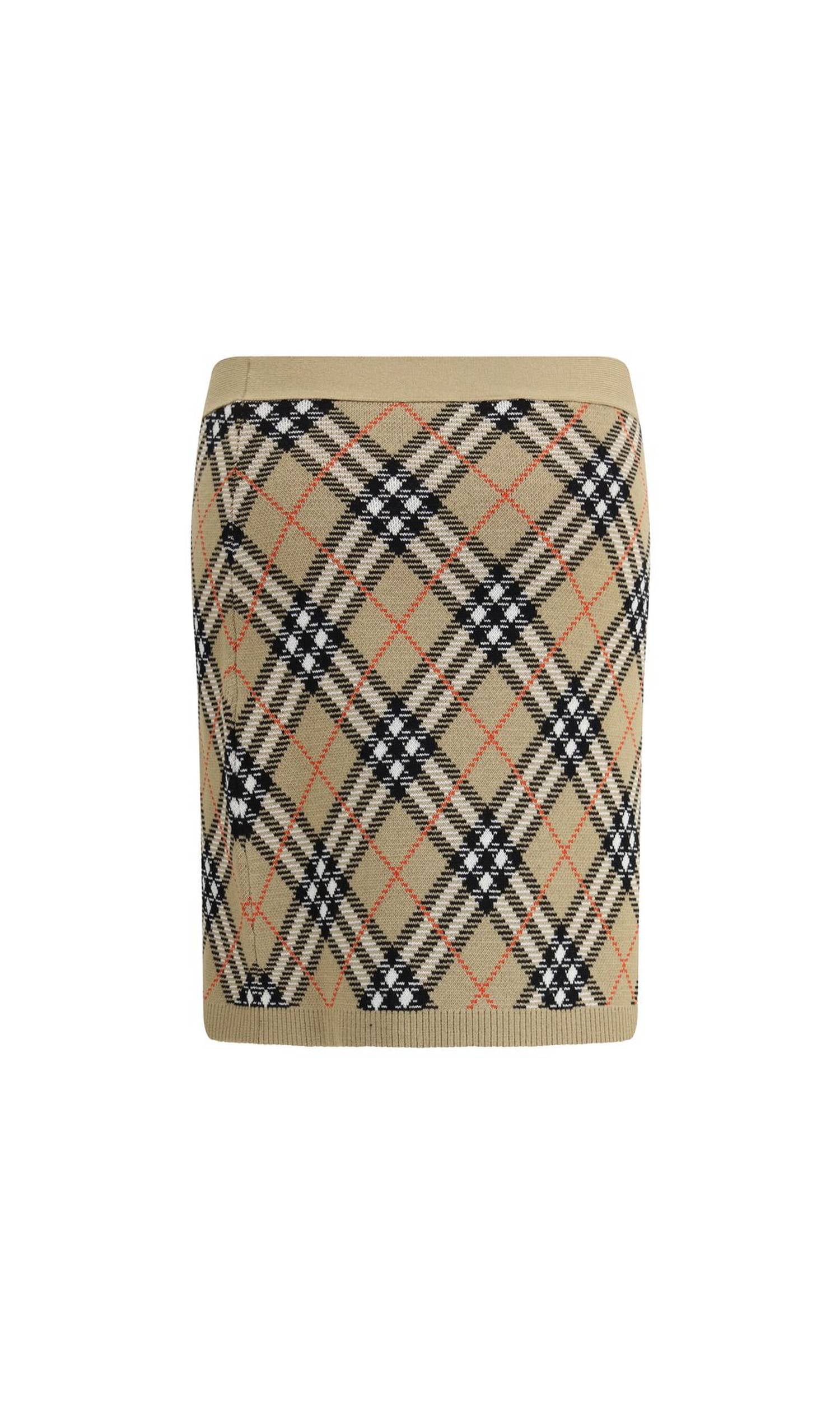 Burberry Archivio Check Miniskirt Glam Steals