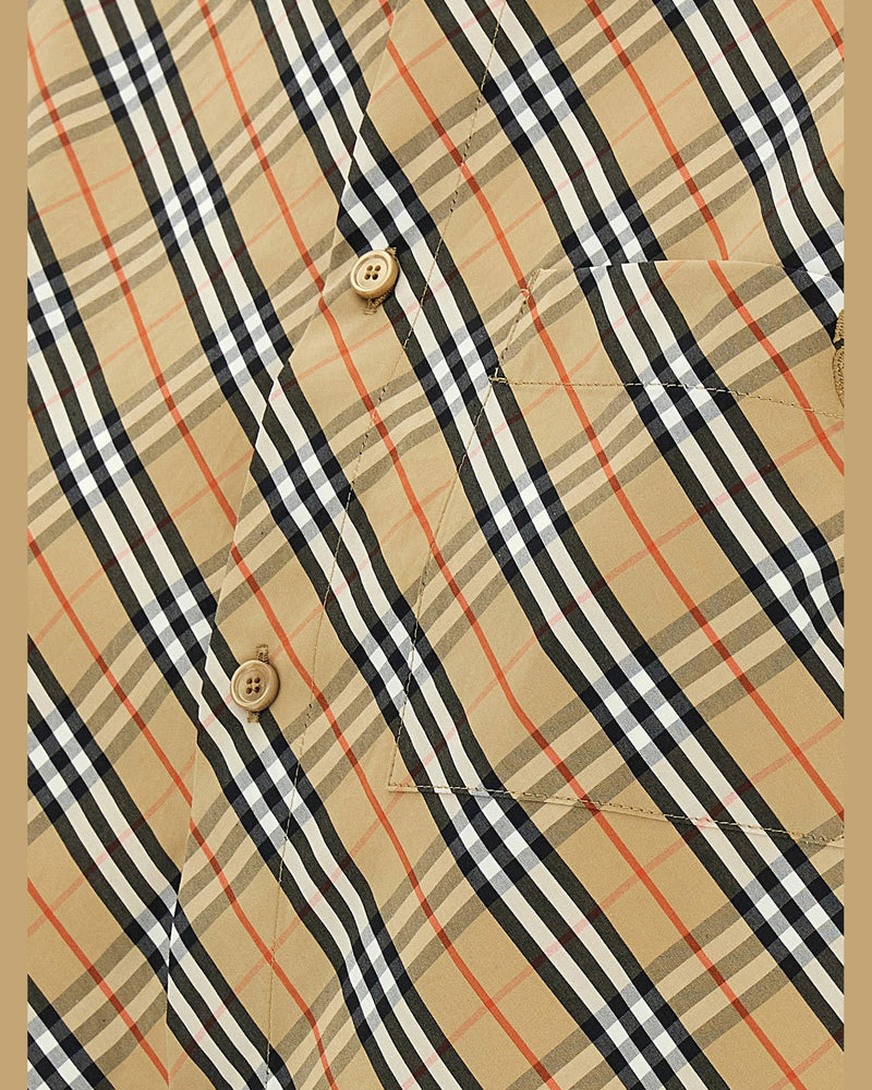 Burberry B Shield Check Shirt Glam Steals