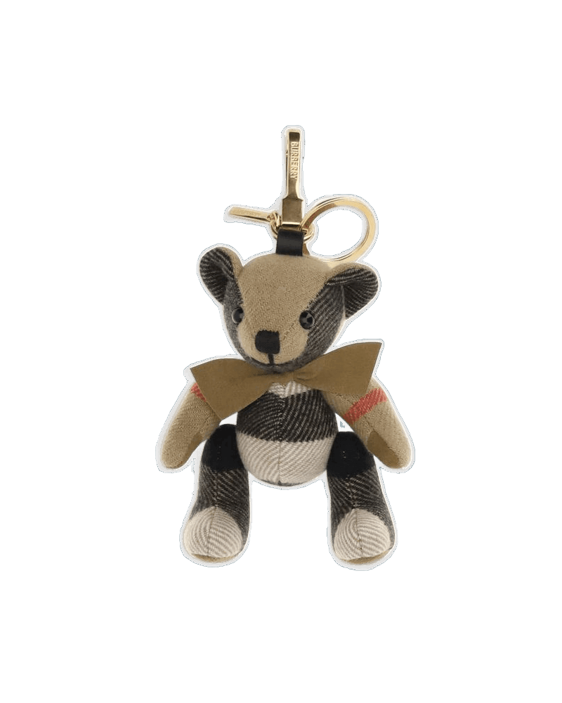 Burberry Beige Cashmere Keychain Glam Steals