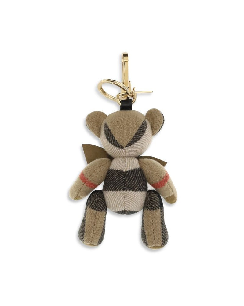 Burberry Beige Cashmere Keychain Glam Steals