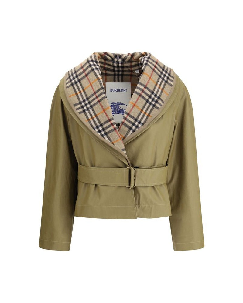 Burberry Beige Cotton Jacket Glam Steals