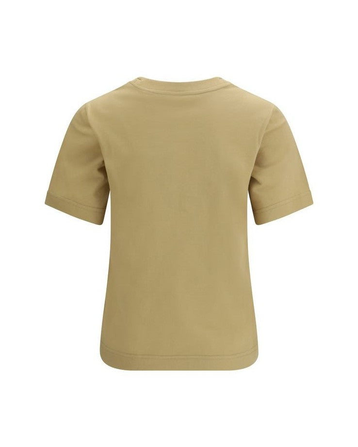 Burberry Beige Cotton T-shirt Glam Steals