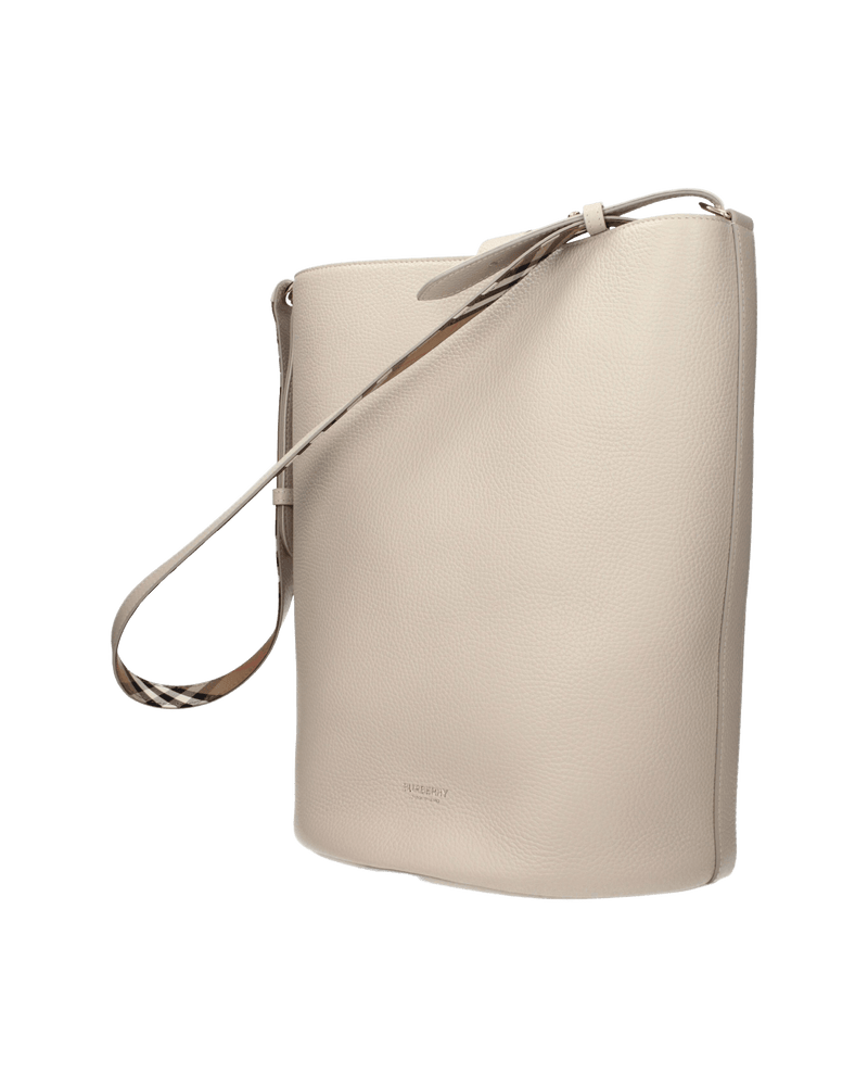 Burberry Beige Leather Handbag Glam Steals