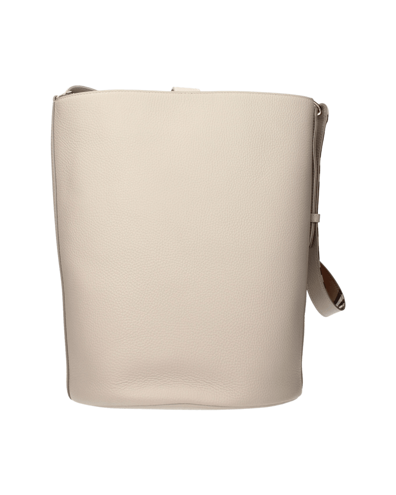 Burberry Beige Leather Handbag Glam Steals