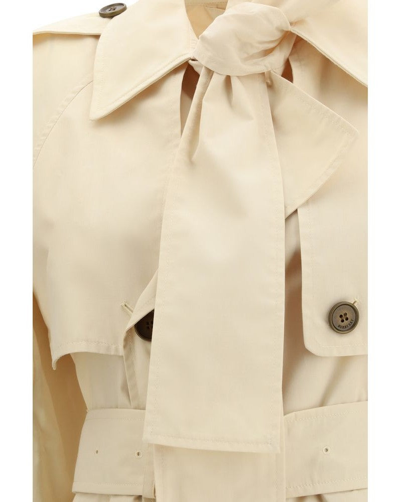 Burberry Beige Polyester Trench Coat Glam Steals