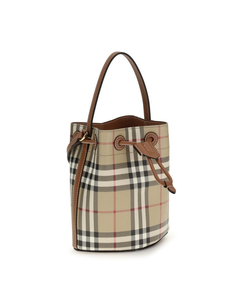 Burberry Beige Polyethylene Backet Bag Glam Steals