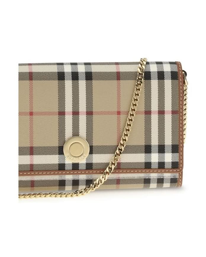 Burberry Beige Polyethylene Clutch Bag 
