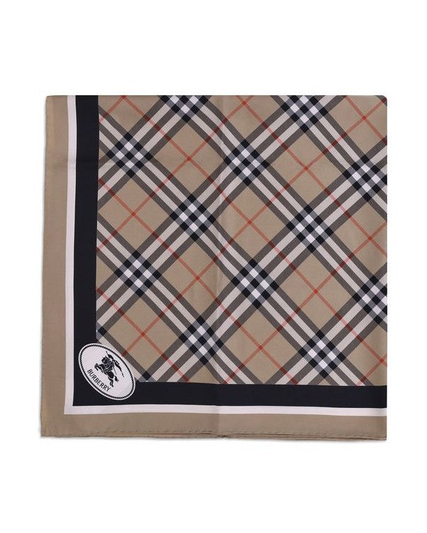 Burberry Beige Silk Scarf Glam Steals