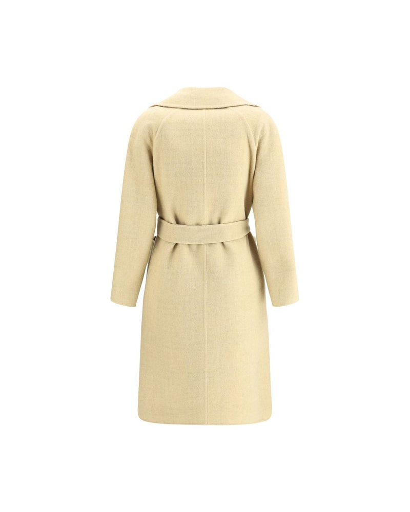 Burberry Beige Wool Coat Glam Steals