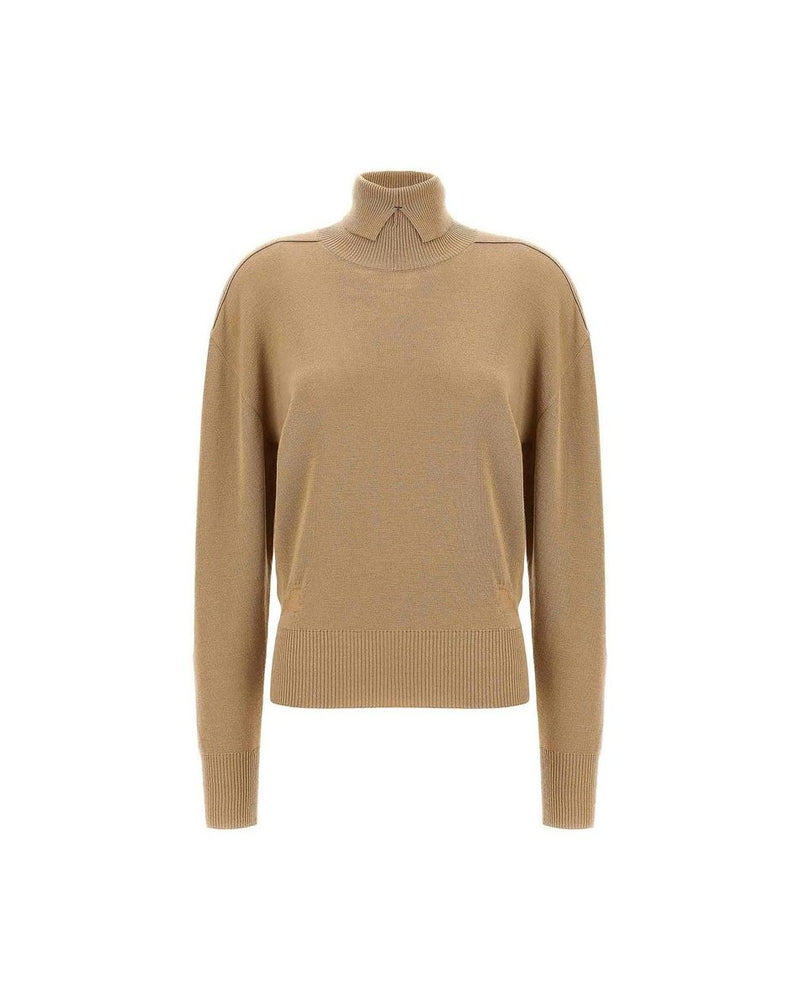 Burberry Beige Wool Sweatshirt Glam Steals