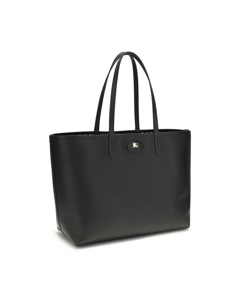 Burberry Black Calf Leather Bos Taurus Shoulder Bag 