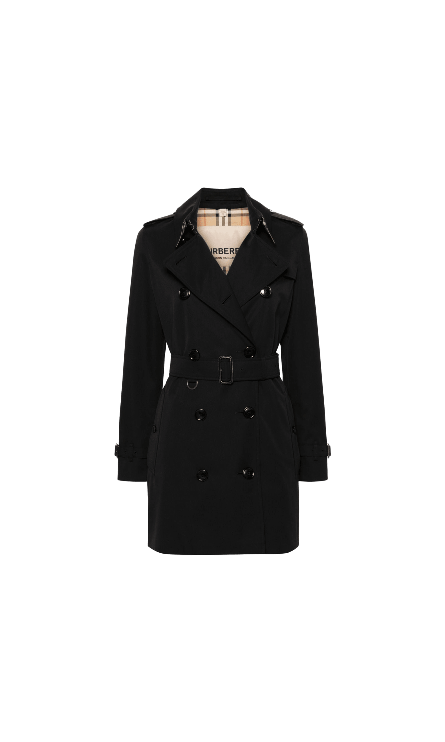 Burberry Black Coat Glam Steals