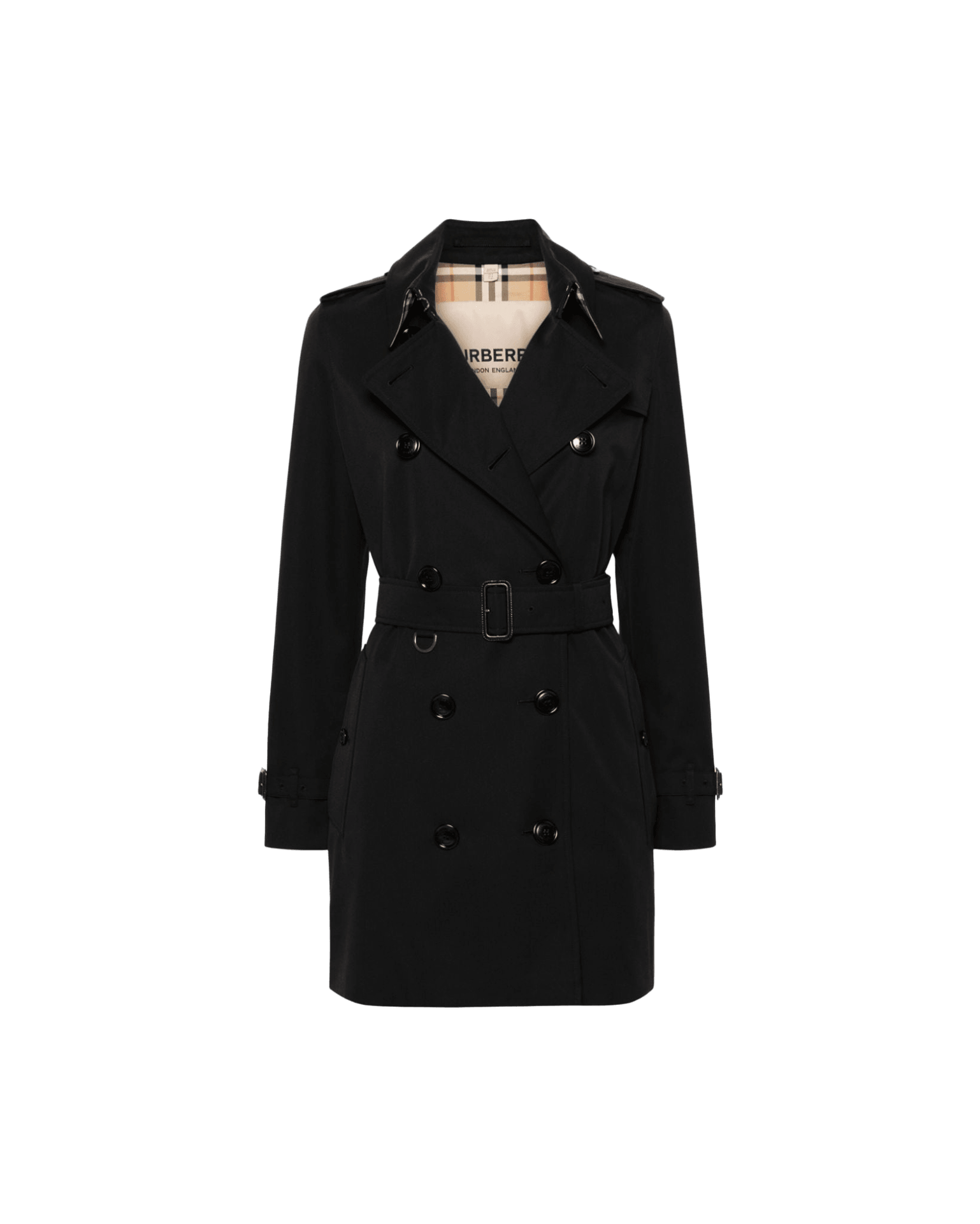 Burberry Black Coat Glam Steals