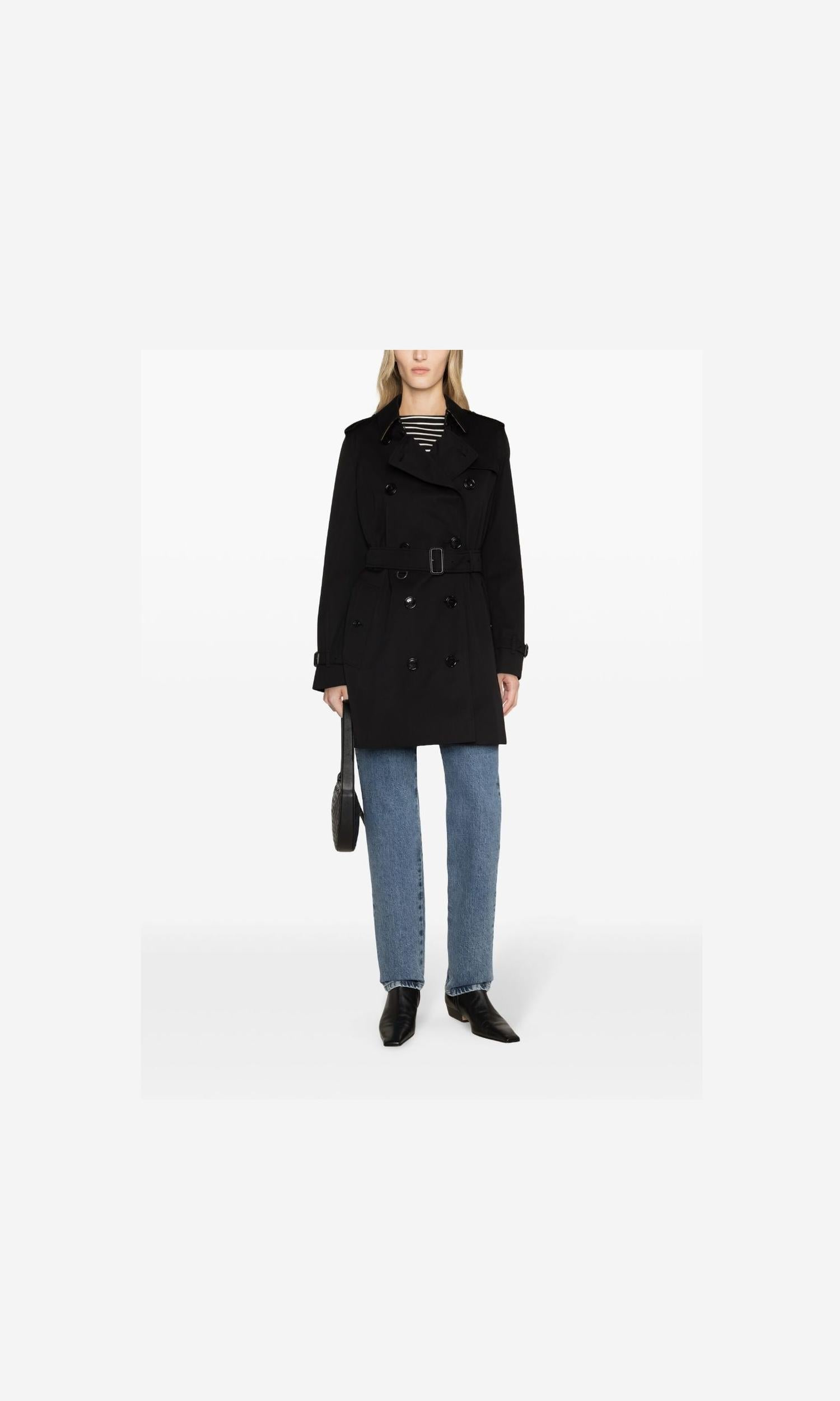 Burberry Black Coat Glam Steals