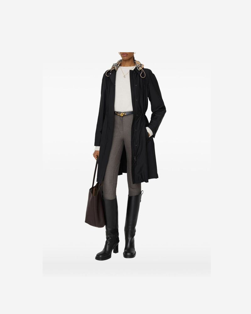 Burberry Black Coat Glam Steals