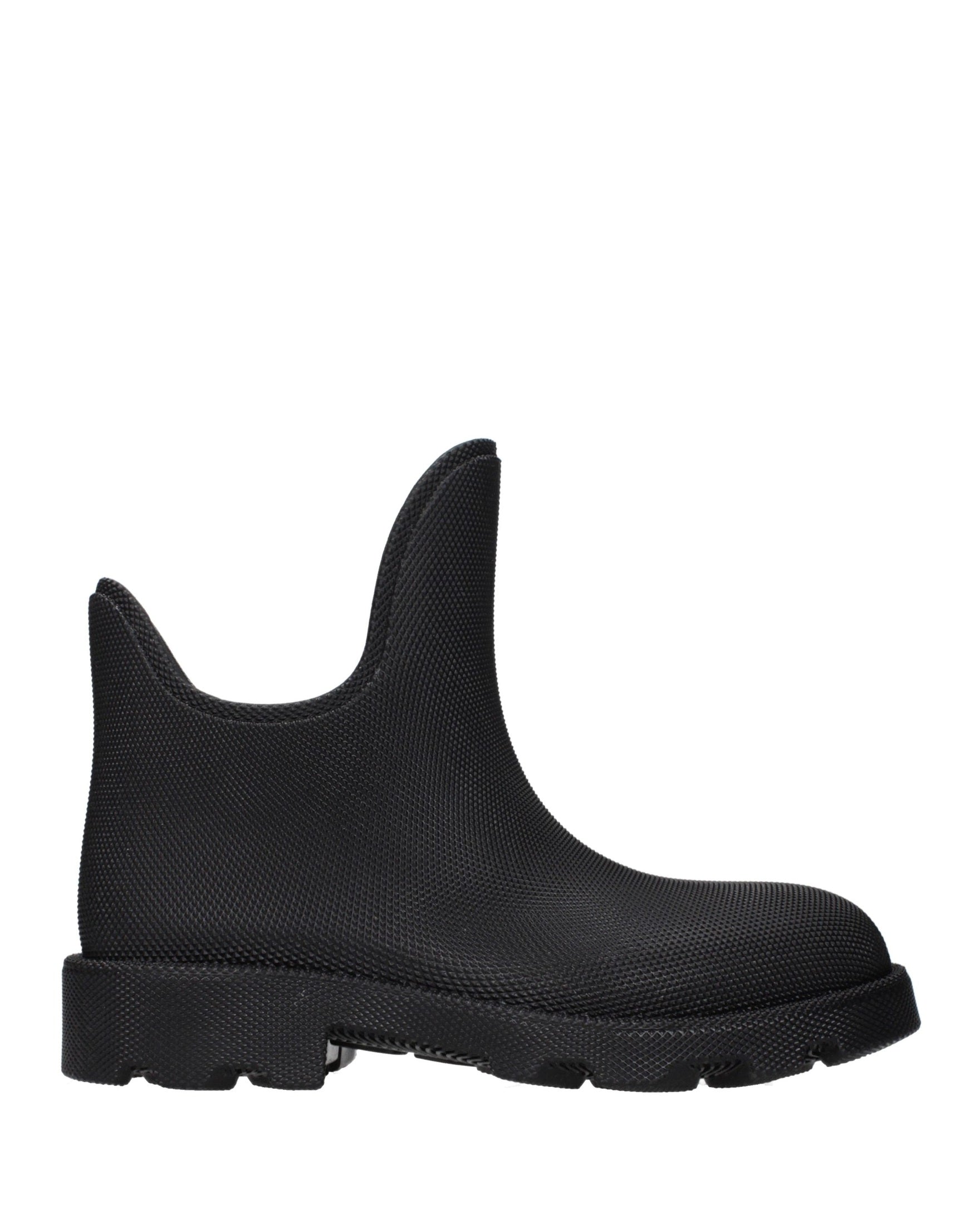 Burberry Black Cotton Ankle Boots