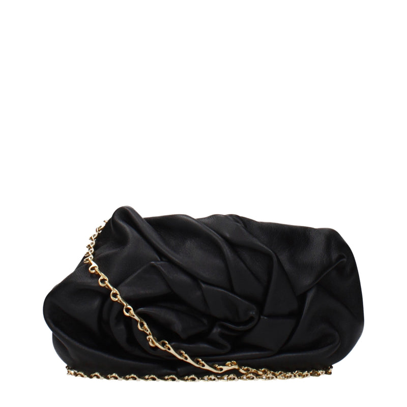 Burberry Black Leather Clutch Bag Glam Steals