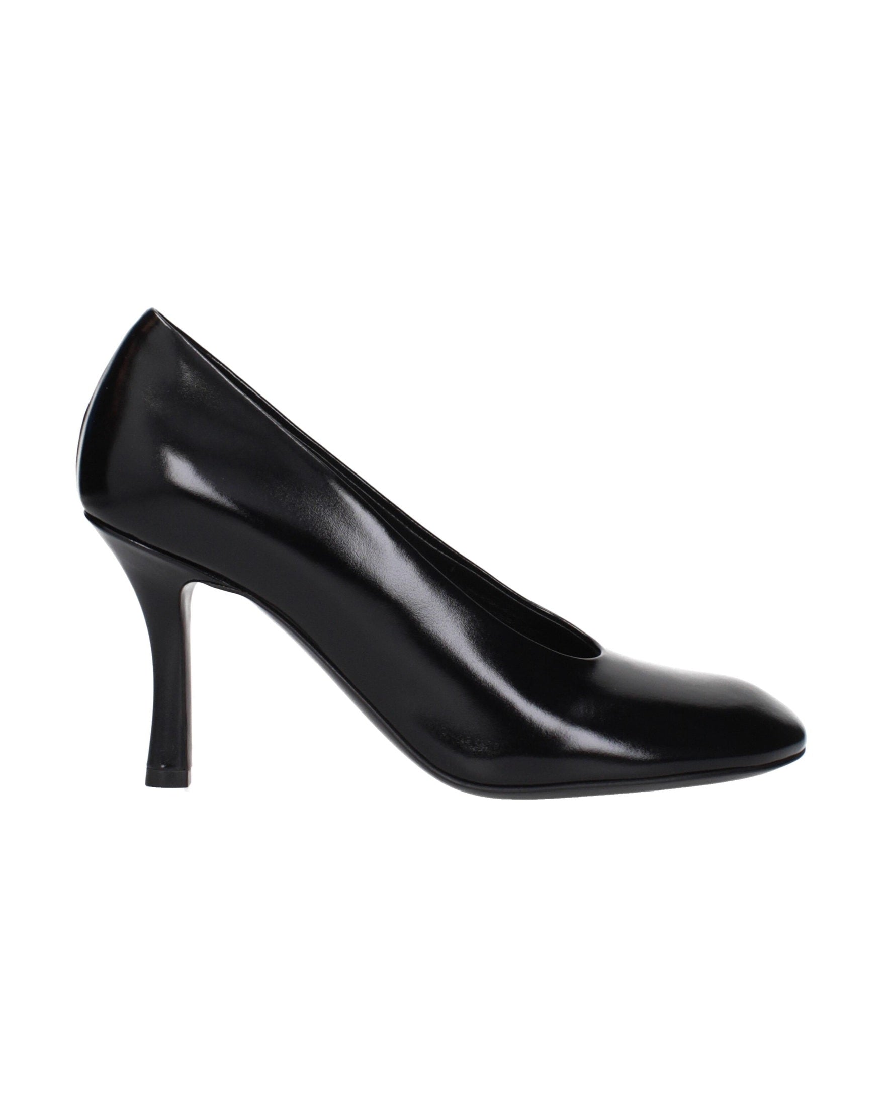 Burberry Black Leather High Heel Pumps Glam Steals