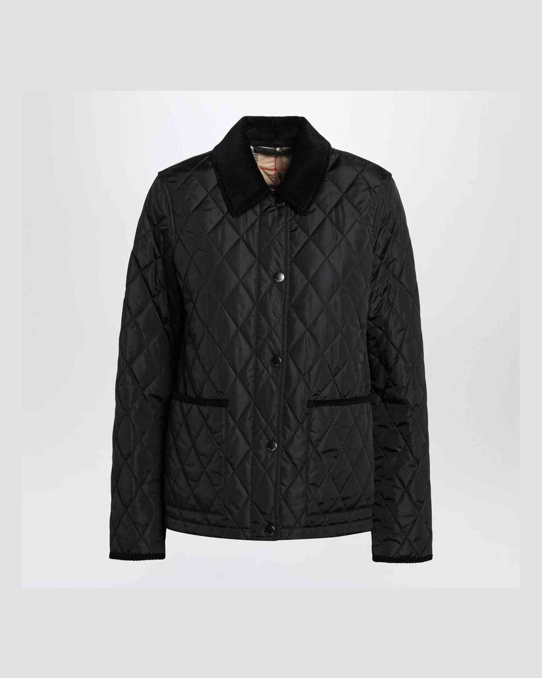 Burberry Black Nylon Quilted Jacket Glam Steals