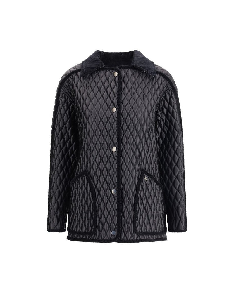 Burberry Black Polyamide Full Length Jacket Glam Steals