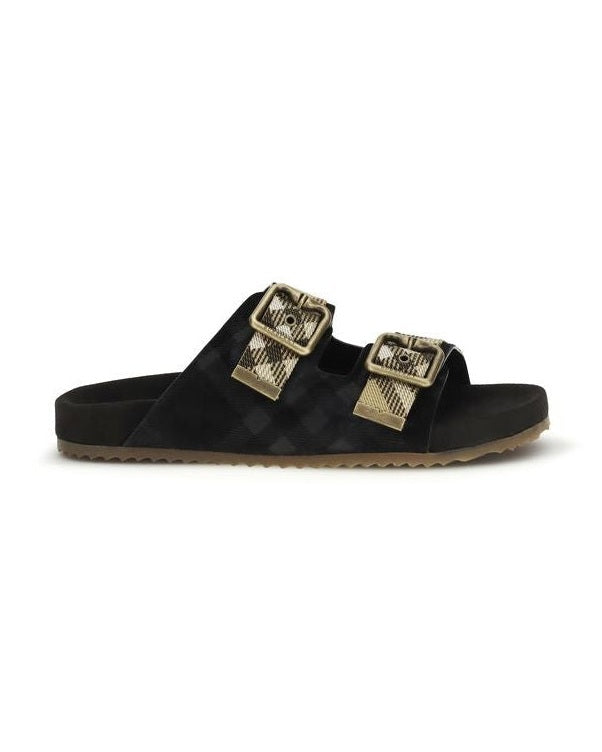 Burberry Black Strap Sandals Glam Steals