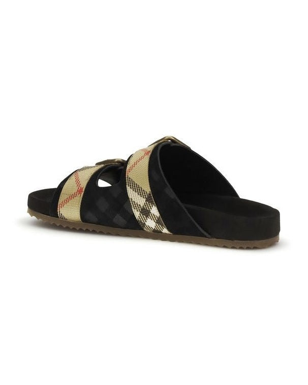 Burberry Black Strap Sandals Glam Steals