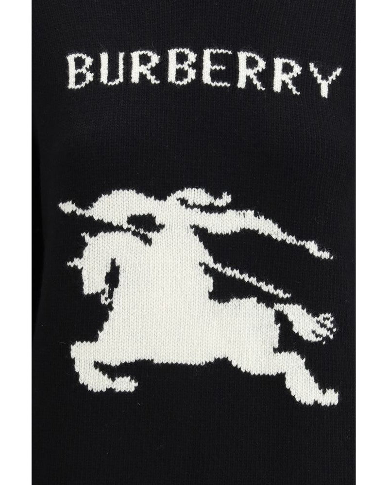 Burberry Black Wool Sweatshirt Glam Steals