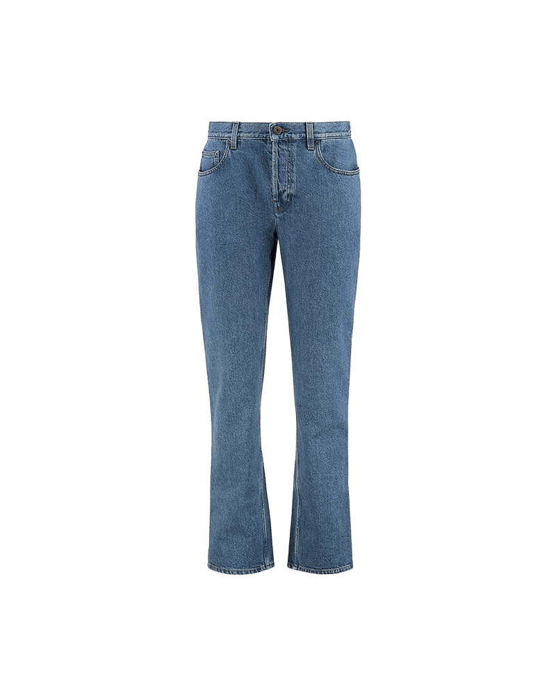 Burberry Blue Straight Denim Jeans Glam Steals