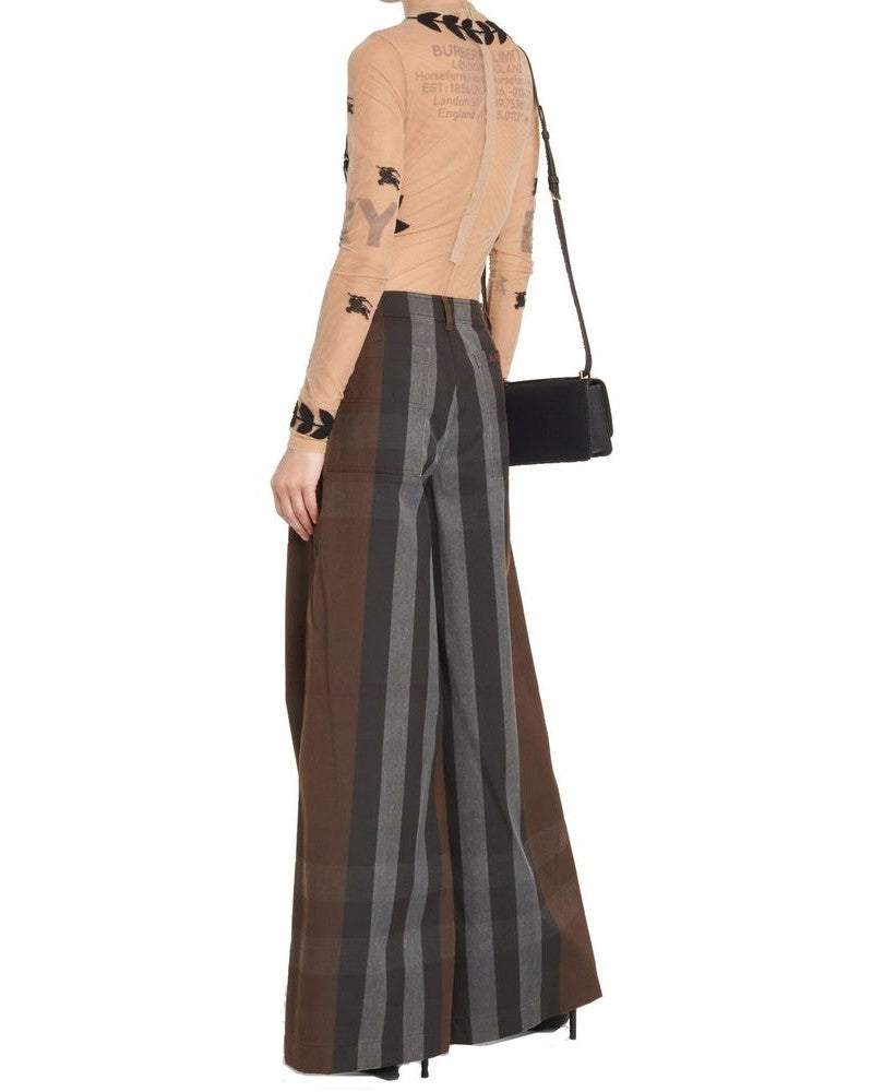 Burberry Brown Cotton Pant 