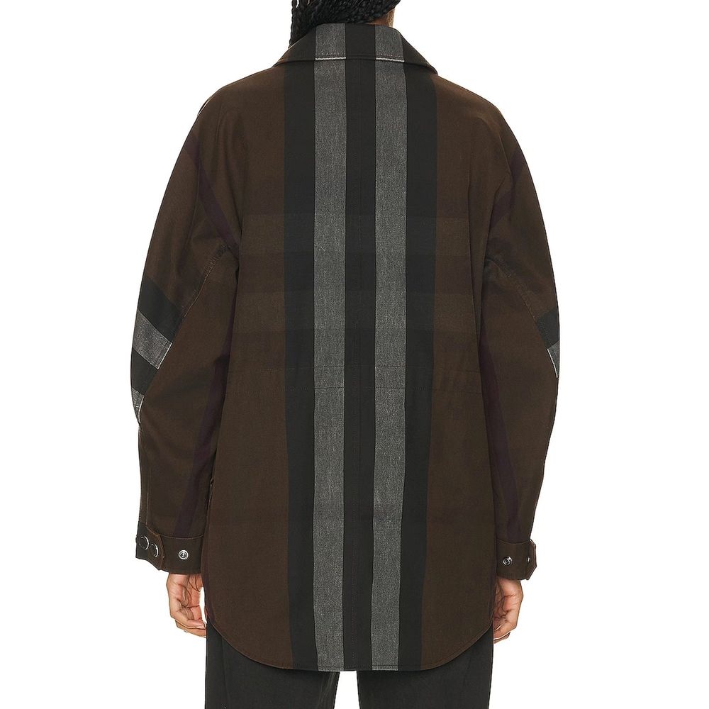 Burberry Brown Cotton Parka Glam Steals