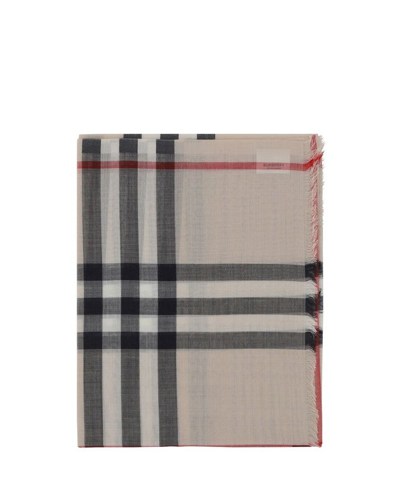 Burberry Brown Silk Scarf