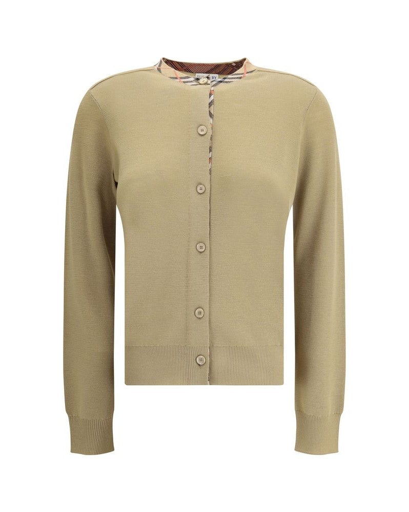 Burberry Brown Wool Cardigan Glam Steals