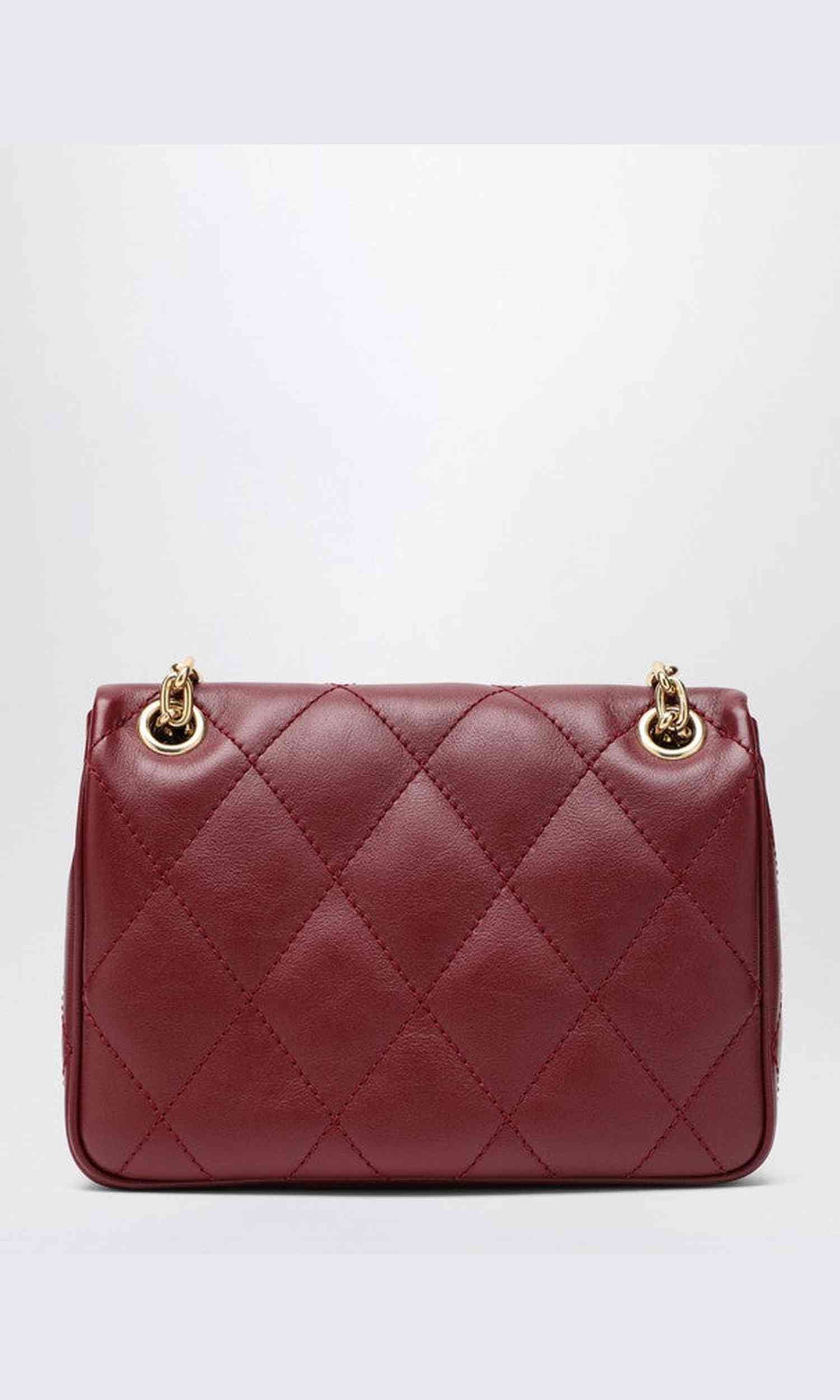 Burberry Burgundy Strand Medium Bag Glam Steals