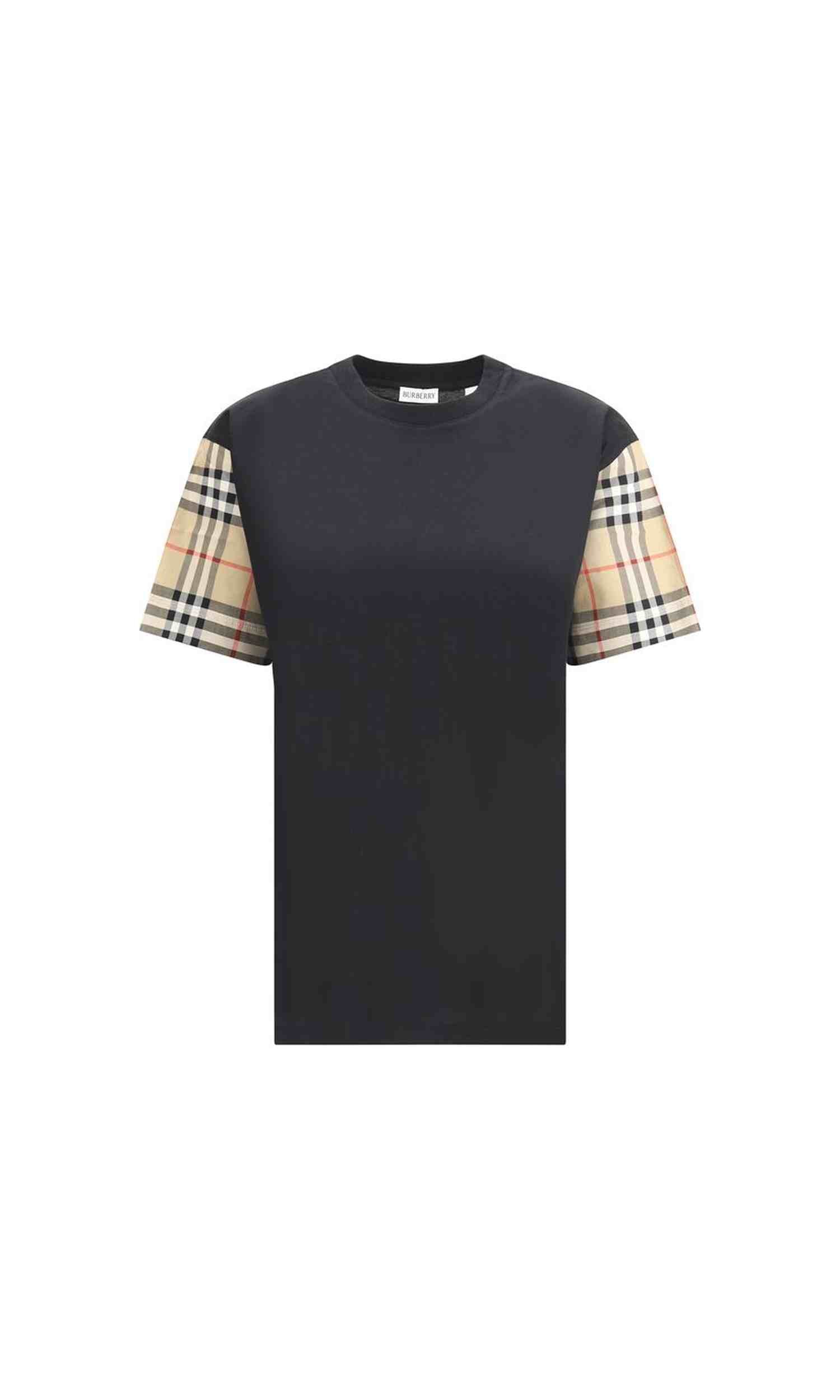 Burberry Check Archive Sleeve T-Shirt Glam Steals