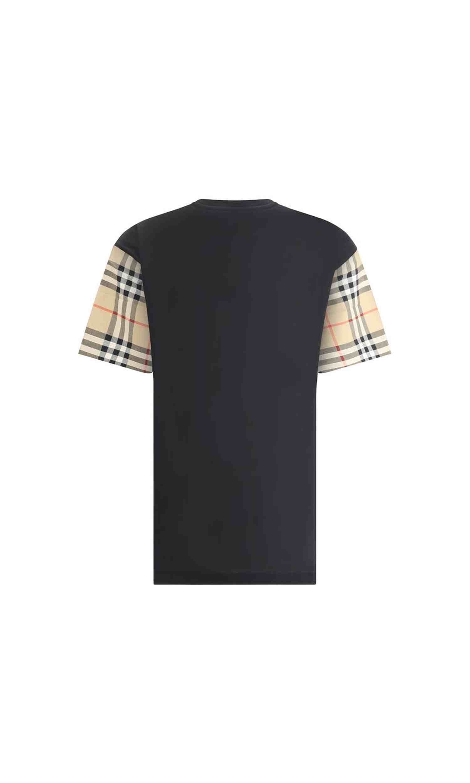 Burberry Check Archive Sleeve T-Shirt Glam Steals
