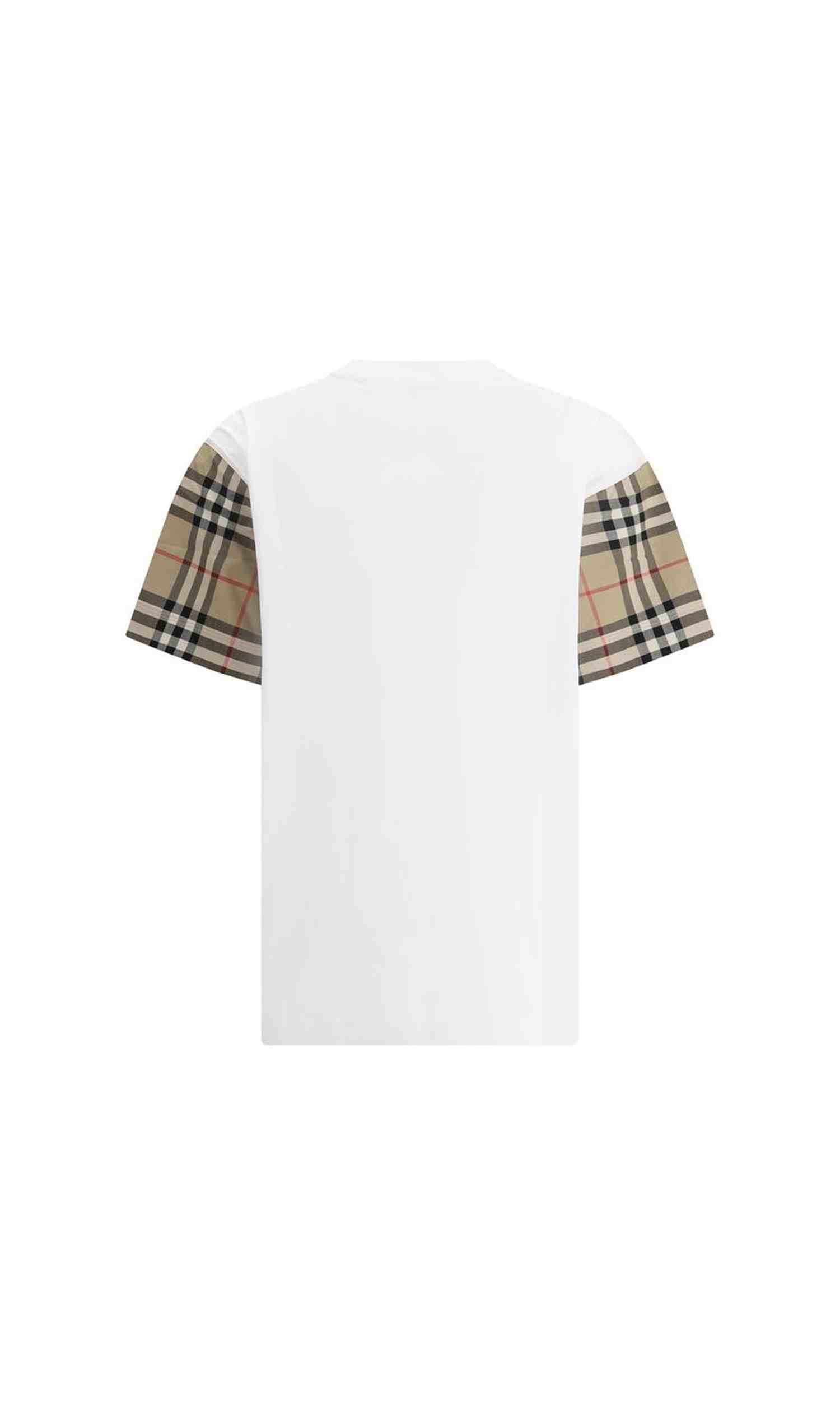 Burberry Check Archive Sleeve T-Shirt Glam Steals