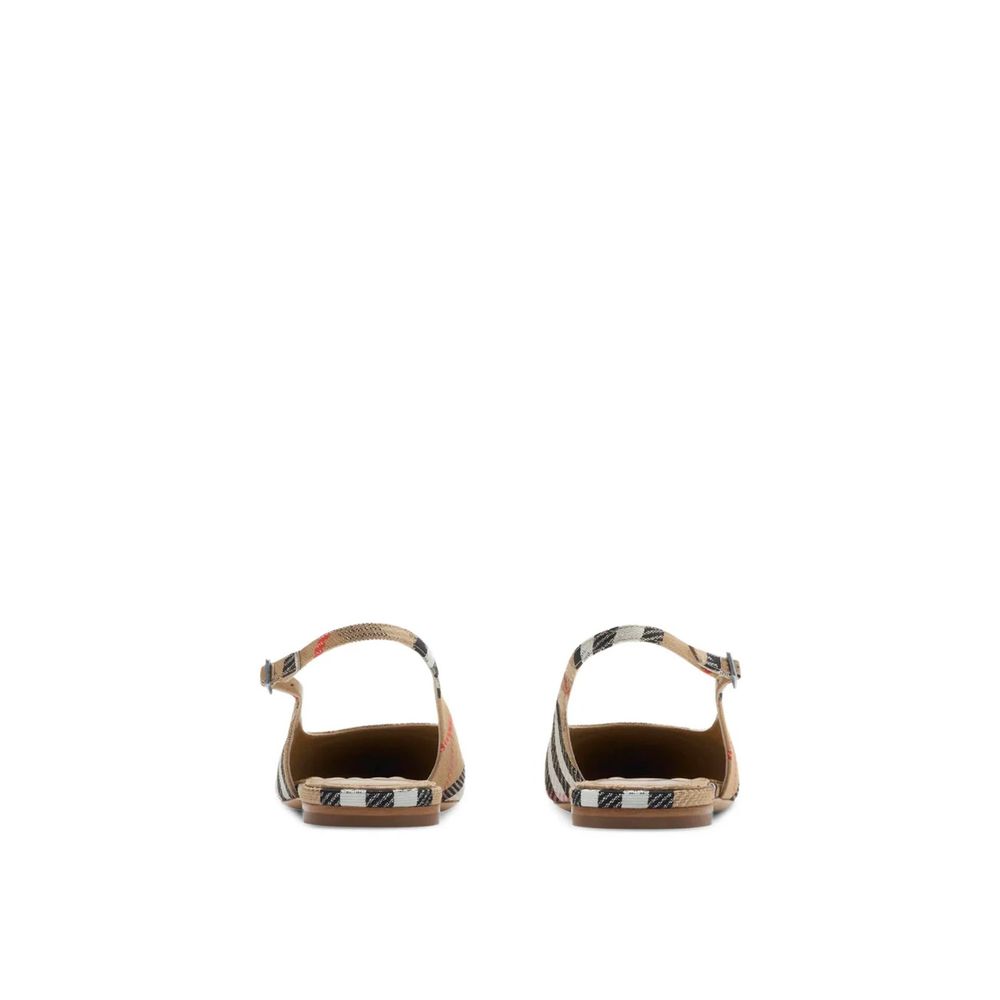 Burberry Check Birdie Slingback Ballerina Flats Glam Steals